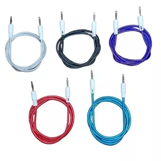 Kabel Audio AUX Jack 3.5mm Panjang 100cm 1m HP Android Samsung Speaker Mobil cable Musik Spotify