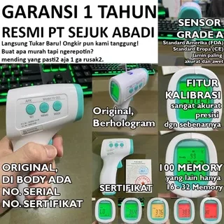 (Promo Cuci Gudang) Termometer Tembak AFK ENGLISH Thermometer Infrared Thermo Gun Original PROMO