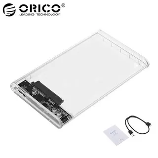 ORICO 2139U3 Case External Hardisk 2.5 SATA Enclosure ext HD USB3.0 transparent casing HDD