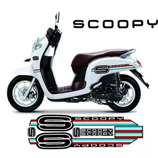 STRIPING THAILOOK NGO MOTHAI STIKER STRIPING SCOOPY ALL SCOOPY 2012-2021 POLET MOTIF