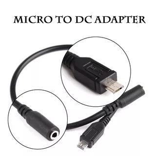 Kabel Audio Adapter 30Cm Micro USB Male TO DC 3.5mm Female Audio RCA Jack