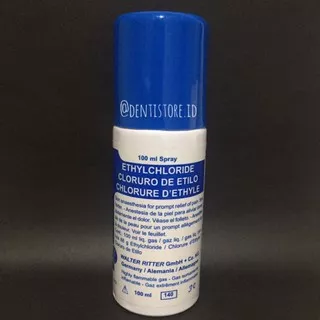 Chloretil Chlor Klor Etil Chloretyl Chlorethyl Cloride Spray Ethylchloride 100ml - Dentistore.id