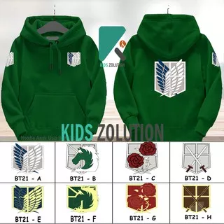 Jaket Attack On Titan Anak / Sweater Attack On Titan Anak / Hoodie Attack On Titan Anak / Jaket AOT