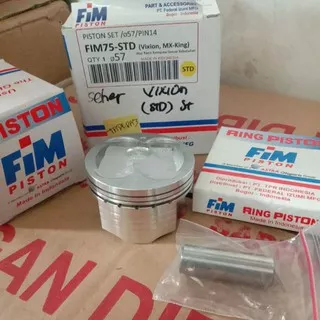Piston/seher kit Set VIXION NVL LAMA NEW MX-KING FIM 75-STD-25-50-75-100 57 57.5 58 PIN 14