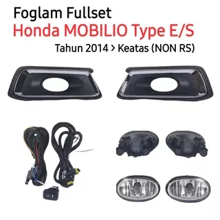 Fog Lamp Lampu Kabut Sorot Foglamp Honda Mobilio Tipe Type S E 2014 2015 2016 2017 2017 2018  Fullset Sepasang