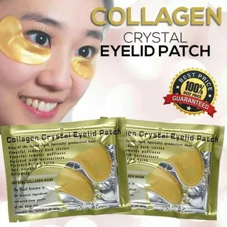 Masker Mata COLLAGEN CRYSTAL GOLD EYE BAG MASK EYEMASK Kantong Black Panda Anti Aging Wrinkle Emas