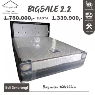 PROMO 2.2 Boxy avira multibed avira divan sandaran dan springbed menyatu bedset murah cirebon tegal pekalongan