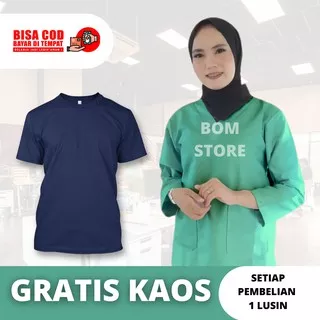 BAJU OKA / BAJU OK BAJU PERAWAT LENGAN PANJANG / BAJU MEDIS / BAJU SCRUB / BAJU JAGA