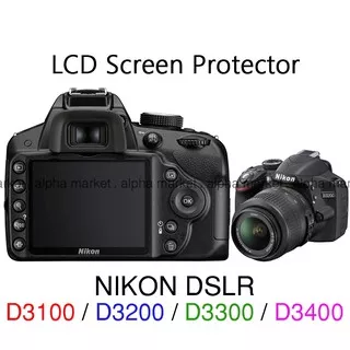 Anti gores LCD Screen Protector Protect Guard Cover Kamera Camera Nikon DSLR D3100 D3000 D3500