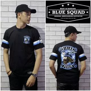 KAOS PERSIB BAJU PERSIB ORIGINAL BLUE SQUAD VIKING PERSIB MOTIF XTC TANGAN PENDEK