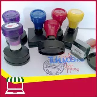 Jasa pembuatan stempel warna flash stamp