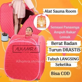 Alat Sauna Portabel Sauna Body Steam Home Spa Mandi Uap Pelangsing Tubuh Pembakar Lemak Pria Wanita