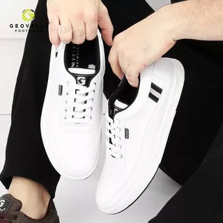 Sepatu Sneakers Pria Keren V-2102 Sepatu Pria Kulit Suede Geovelli Cocok Untuk Sekolah Kuliah Kerja