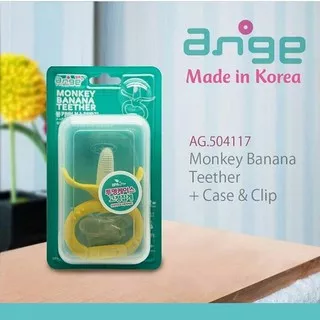 Ange Monkey Banana With Case & Clip AG504117 / Gigitan Bayi