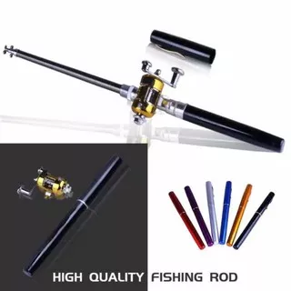 Joran pena 100cm  Mini Pen Fishing Rod Tackle Pancing Alat Memancing Portabel joran
