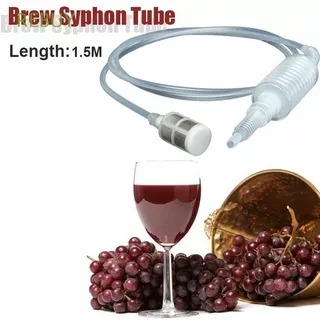 REBUY Homebrew Liquid Filter Beer Brew Syphon Tube Distiller  Tube Siphon Kitchen Alcohol Plastic Brewing Tool Wine Accessories Pipe Hose/Multicolor