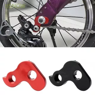 USNOW Folding Bike Bike Rear Derailleur Hanger Aluminum Alloy Rear Shifting Rear Derailleur Tail Hook Speed Change Durable Foldable Bicycle Cycling Accessories Single-speed Modified/Multicolor
