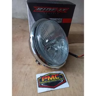 Lampu headlamp autopal autoval jute lampu pesek cb gl megapro rx king crom