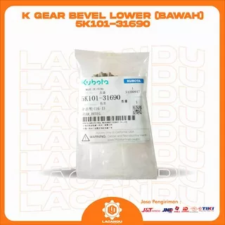 K GEAR BEVEL LOWER (BAWAH) 5K101-31690 KUBOTA DC 60/70 COMBINE HARVESTER LACANDU PART