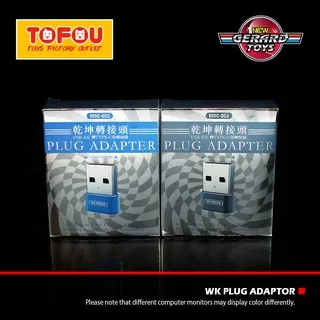 Remax WK Design OTG Plug Adapter WDC-053 USB To Type-C Resmi Murah