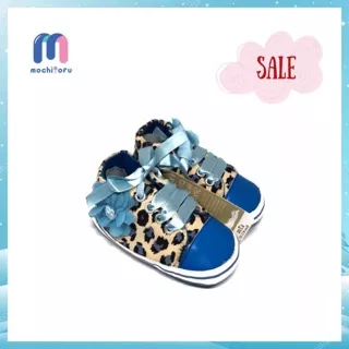 SALE! Baby prewalker shoes | sepatu bayi GIRL - flower blue