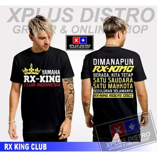 KAOS DISTRO MOTOR RX KING CLUB/KAOS RX KING/KAOS RACING/PAKAIAN PRIA PREMIUM/COD TERMURAH