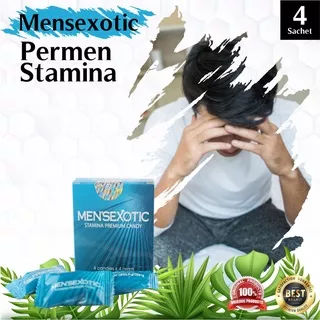 MENSEXOTIC CANDY PERMEN STAMINA VITALITAS DEWASA ISI 4 PCS ORIGINAL