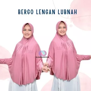 Jilbab Hijab Bergo  Instan Jersey Jumbo Bergo Lengan Panjang Jilbab Jersey Jumbo Pad Antem Murah