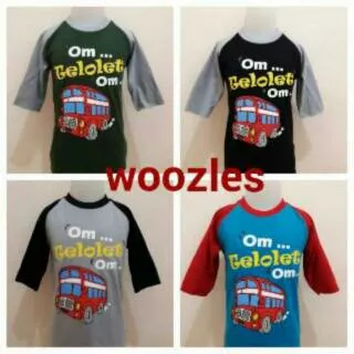 Kaos Anak Woozles Om Telolet Om lengan 3/4