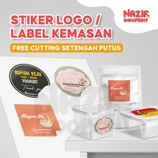 | FREE DESIGN |  Stiker Logo Makanan / Stiker Kemasan Makanan / Stiker Produk / Stiker Logo Olshop / Stiker Kemasan Makanan / Stiker Kemasan Botol / Stiker Kemasan Snack