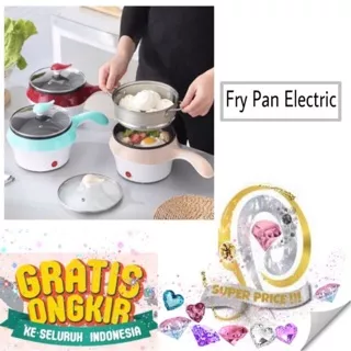 Electric Fry Pan panci steamer goreng panci serbaguna multifungsi frypan