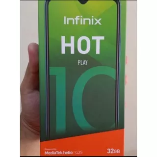 Infinix Hot 10 play ram 3 internal 32 garansi resmi infinix