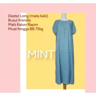 LONG DRESS CASUAL DASTER BUSUI FRIENDLY KANCING DEPAN KATUN RAYON POLOS NYAMAN DAN MENYERAP DINGIN