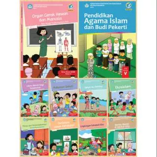 Buku Paket Tematik SD Kelas 5 Tema 1,2,3,4,5,6,7,8,9 Agama Islam Kurikulum 2013 Revisi 2017