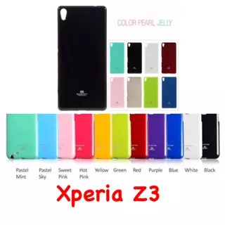 Sony Xperia Z3 5.2 inch Original Mercury Goospery Jelly Glitter Case