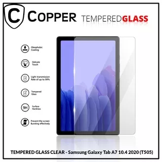 Samsung Tab A7 10,4 2020 (T500) - COPPER TEMPERED GLASS FULL CLEAR