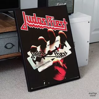 Poster Judas Priest (British Steel) + Frame