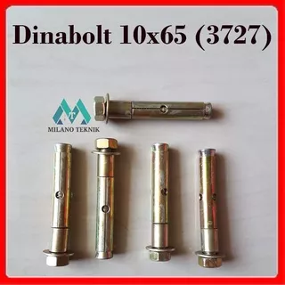 Dinabol 10x65 (isi 10pcs) Baut Beton Tanam Dinding Beton 10x65 Ukuran 10mm