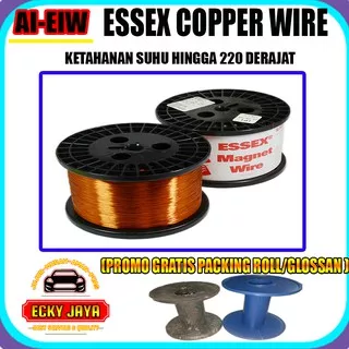 KAWAT TEMBAGA ESSEX UKURAN 0.35 MM | BERAT 1/2 KG setengah kilo |KAWAT EMAIL ENAMEL|WIRE COOPER EIW