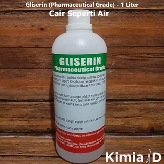 Gliserin 1 Liter - Vegetable Glycerin - Gliserin Nabati - Gliserol Pharmaceutical Grade - VG