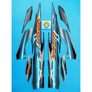 STRIPING VEGA R NEW 2007 2008 HITAM SILVER STIKER MOTOR YAMAHA VEGA R TERLARIS TERBAIK