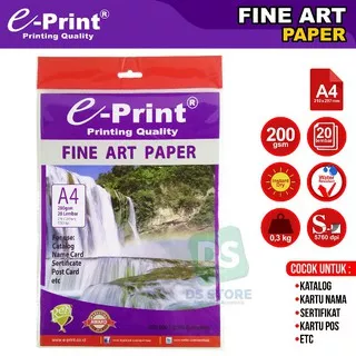 e-Print Fine Art Paper A4/Kertas