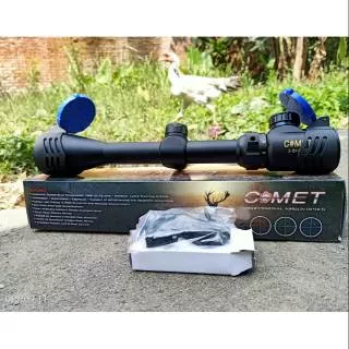 TELESKOP COMET 3-9x40 RGB TUTUP FLIP TELESCOPE TEROPONG