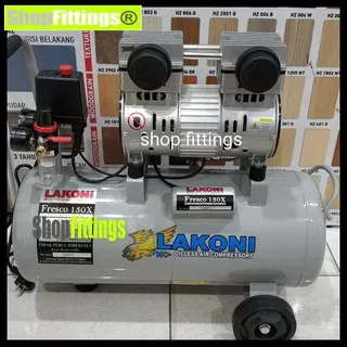 LAKONI Fresco 130 X  Silent Oilless Air Compressor Kompressor Angin Tanpa Oli Tidak Berisik 30 liter