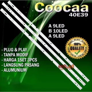 BACKLIGHT TV LED COOCAA 40 INC 40E39 - LAMPU BL TV COOCAA 40E39