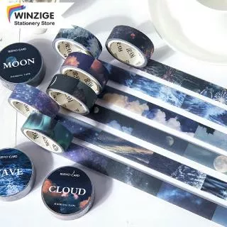 Winzige 1 Roll INS Cloudy Masking Tape Set Nature Tape DIY Scrapbooking Journal