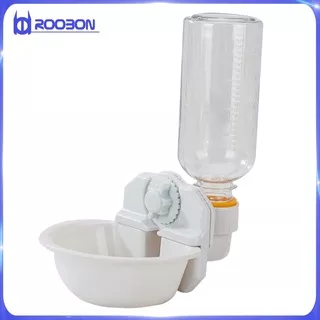 [ROOBON] Dog Water Bottle for Crate Anti-Overflow BPA Free Water Dispenser for Small Dogs Cats Rabbit Ferret