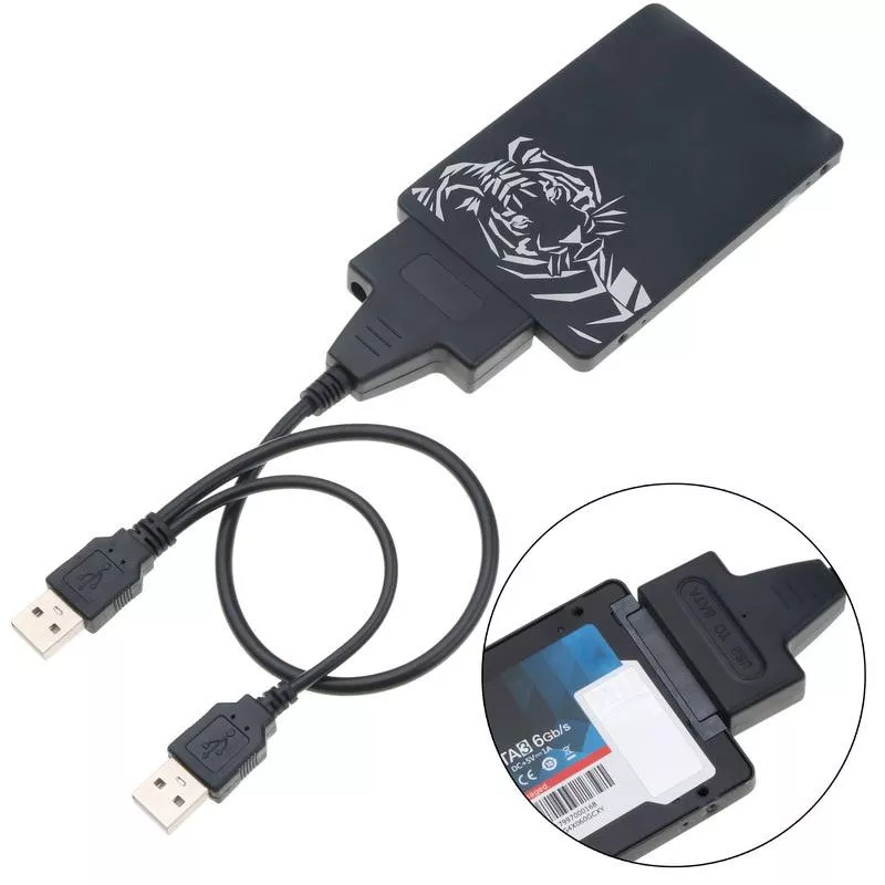 ?COD?Computer 1X Hard Drive HD HDD Converter Adapter Connection Cable USB 2.0 To SATA IDE 2.5