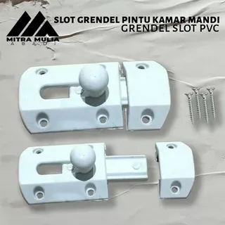 Grendel/Selot Pintu PVC Kamar Mandi