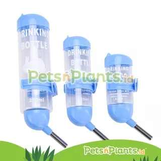 Tempat Minum Botol Plastik Hewan Hamster Kelinci Anjing Kucing DRINKING BOTTLE - Satu Pabrik Dengan NAVO 80 125 250 ML